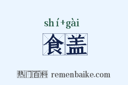 食盖是什么意思的图片